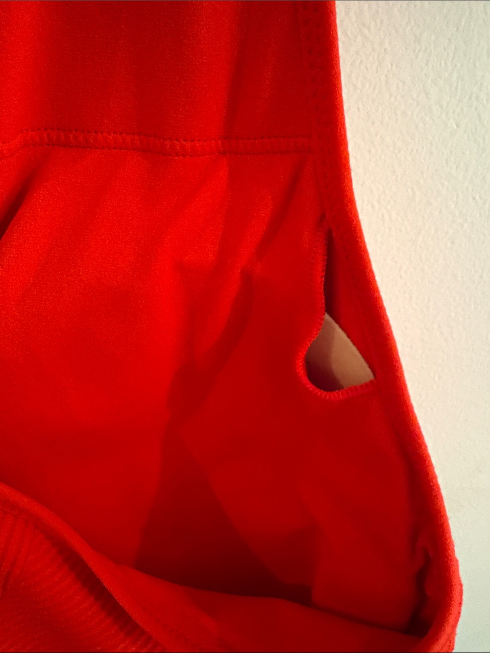 Red Ribbed Racerback Tank Top Calia - Picture 3 of 5